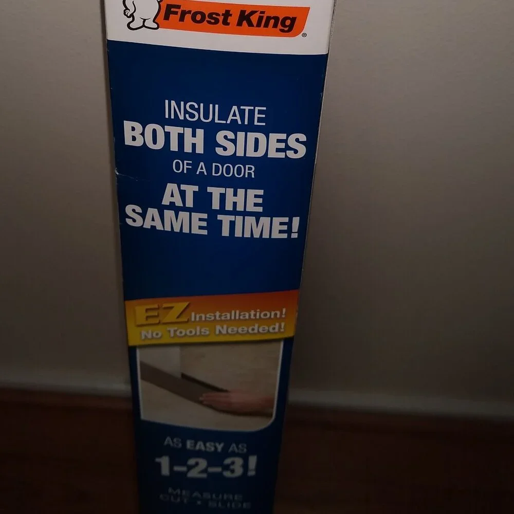 EZ Frost King Slide On Door Sweep New